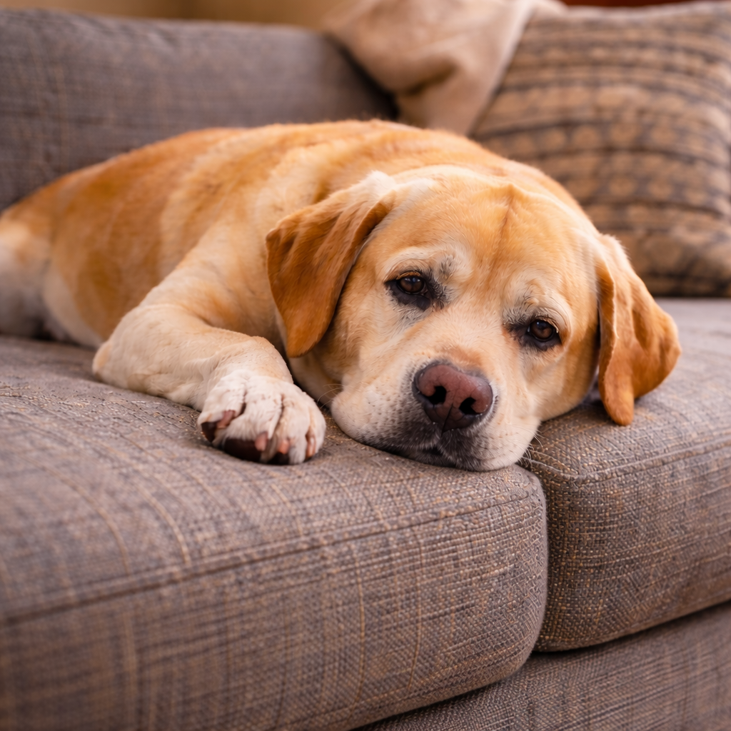 Pes před podporou kloubů